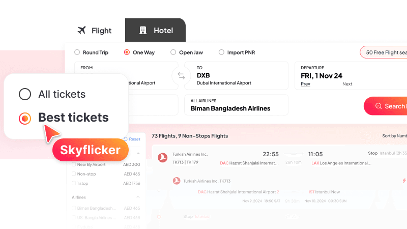 The best deals for your audience — Increase booking odds, as our engine finds and highlights the cheapest and the most convenient flights in real-time.